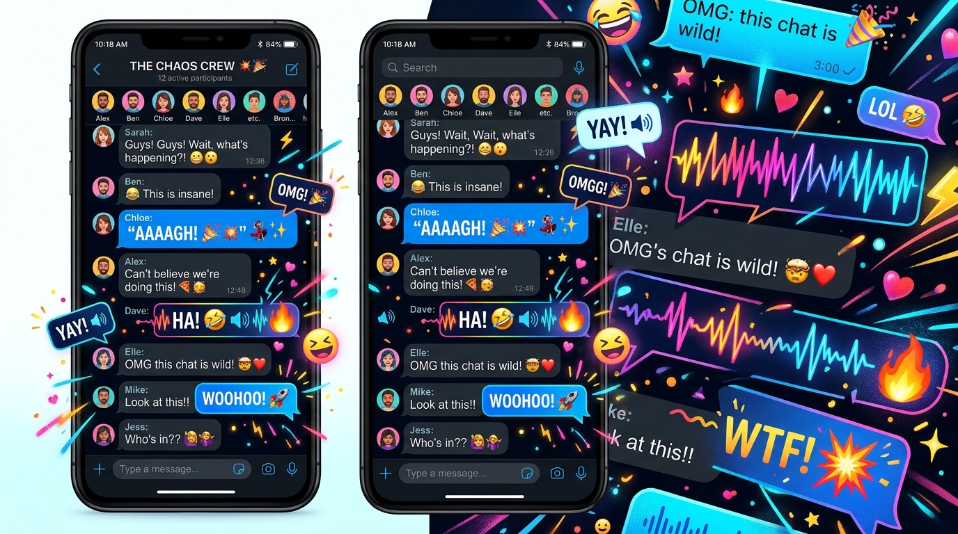 Why Short Clips Win in Group Chats